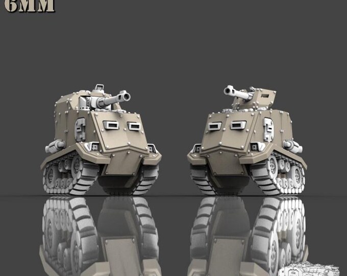 SP.MV.221 Siegfried RCV 8mm/6mm Kit (ACEMinis) Tabletop Tank | rpg Set | Scifi Wargaming | Gift for Wargamers | Miniature 3D Prints