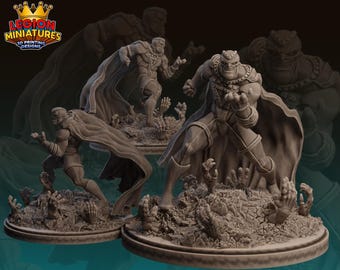 Fan Art Mano Nera 40 mm/70 mm (Legion Miniatures) Crisis Protocol Proxy / Set RPG / Scifi con stampa 3D / Set da gioco da tavolo / Regalo per wargame