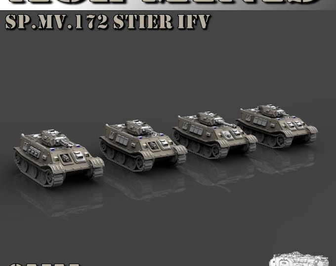 SP.MV.172 Stier IFV Kit 8mm/6mm (ACEMinis) Tabletop Tank | rpg Set | Scifi Wargaming | Gift for Wargamers    | Miniature 3D Prints