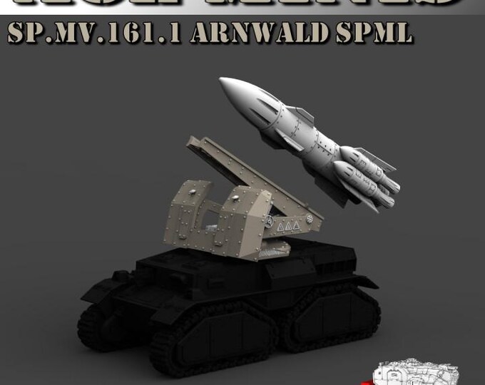 SP.MV.161.1 Arnwald SPML upgrade Kit 32mm/28mm (ACEMinis) Tabletop Tank | rpg Set | Scifi Wargaming | Gift for Wargamers