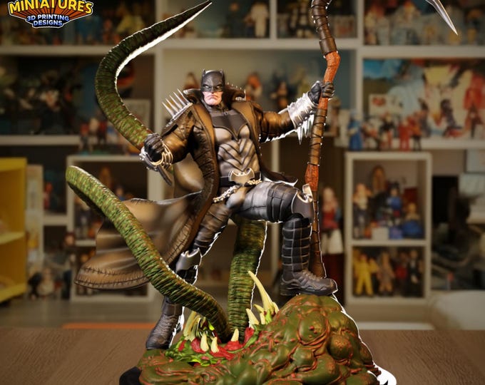 Batman 40/70mm (Legion Miniatures) RPG Set | 3D Print Scifi | Tabletop Game Set | Wargaming Gift | RPG Gifts | Sci-Fi Miniatures