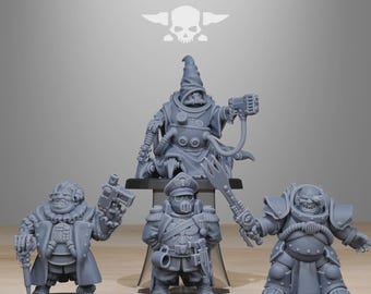 Skulldarts Special 32mm (StationForge) RPG Set | 3D Print Scifi | Tabletop Game Set | Wargaming Gift | RPG Gifts  | Sci-Fi Miniatures