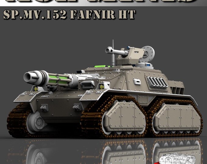 SP.MV.152 Fafnir Heavy Tank Kit 32mm/28mm (ACEMinis) Tabletop Tank | rpg Set | Scifi Wargaming | Gift for Wargamers | Miniature 3D Prints