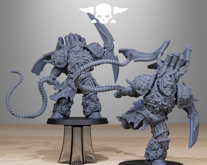 Corrupted Socratis Punisher 32mm/28mm (StationForge) RPG Set | 3D Print Scifi | Tabletop Game Set | Wargaming Gift | RPG Gifts