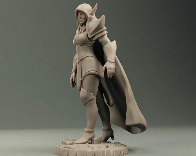 Dark elf Heroe 32mm/28mm (DinoWorld) DnD 5E Gift | RPG Set | Fantasy Gaming RPG | Wargaming Gift | Tabletop Game Set