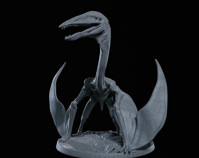 Hatzegopteryx Dinosaur 32mm/28mm (DinoWorld) Fantasy Gaming RPG | Wargaming Gift | Tabletop Game Set | 3D Printed Dinosaurs