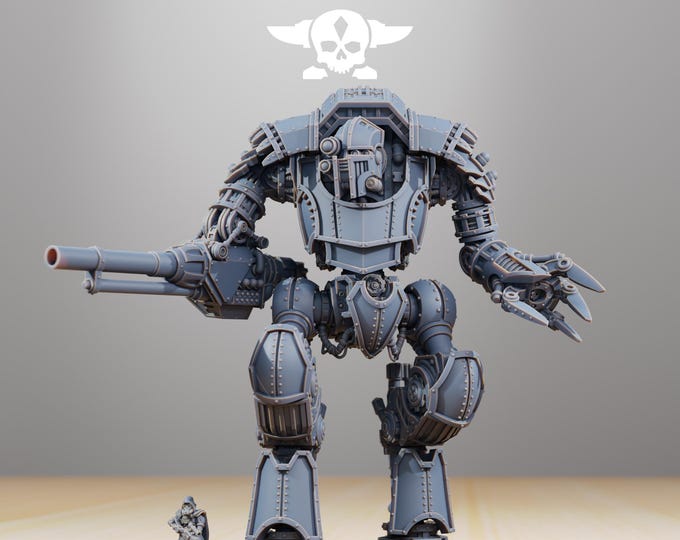 Scavenger Defender Mk1 32mm/28mm (StationForge) RPG Set | 3D Print Scifi | Tabletop Game Set | Wargaming Gift | RPG Gifts