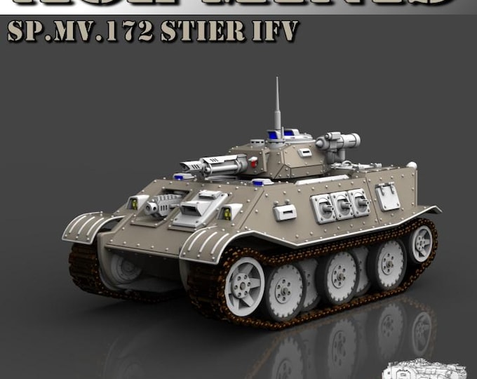 SP.MV.172 Stier IFV Tank Kit 32mm/28mm (ACEMinis) Tabletop Tank | rpg Set | Scifi Wargaming | Gift for Wargamers | Miniature 3D Prints