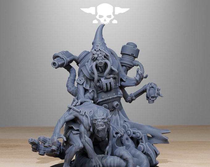 Scavenger Lotharius 32mm/28mm (StationForge) RPG Set | 3D Print Scifi | Tabletop Game Set | Wargaming Gift | RPG Gifts | Sci-Fi Miniatures