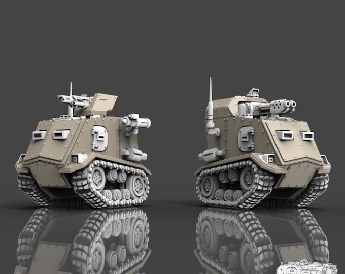 SP.MV.221 Siegfried RCV Kit 32mm/28mm (ACEMinis) Tabletop Tank | rpg Set | Scifi Wargaming | Gift for Wargamers | Miniature 3D Prints