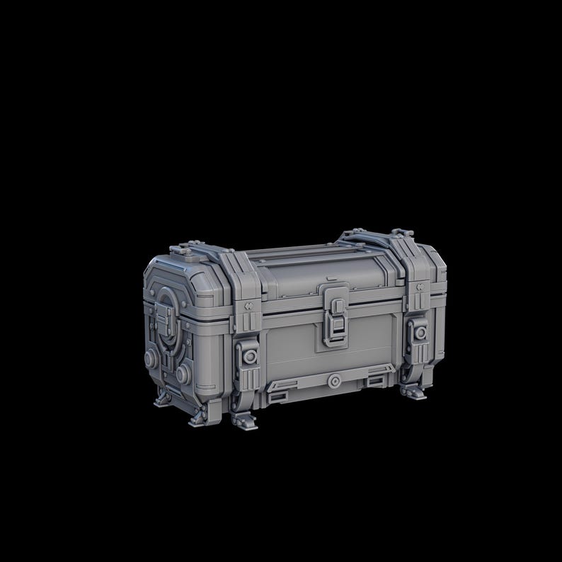 Rpg Container Box Containers 32mm (stlminibits) Cyberpunk | Sci-fi Props | Scenery ...