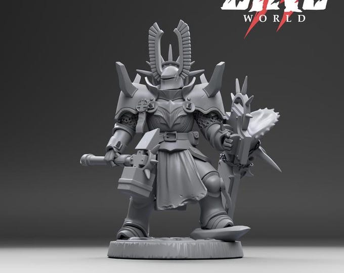 Solaris Commander 1 32mm/28mm (DinoWorld) Dinosaur Miniatures | RPG Set | Scifi 3D Print | Wargaming Gift | Tabletop Game Set