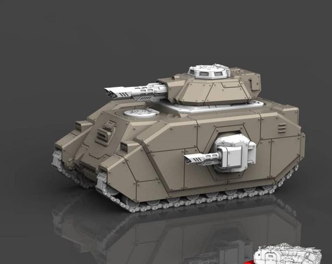 ARMORED MIGHT AMV Tank Kit 32mm/28mm (ACEMinis) Tabletop Tank | rpg Set | Scifi Wargaming | Gift for Wargamers | Miniature 3D Prints