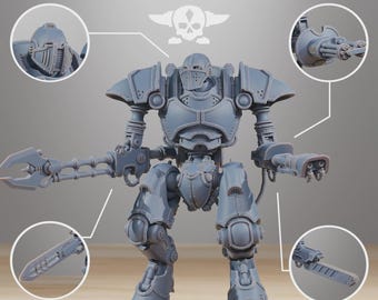 Scavenger Armageddon 32mm (StationForge) RPG Set | 3D Print Scifi | Tabletop Game Set | Wargaming Gift | RPG Gifts | Sci-Fi Miniatures