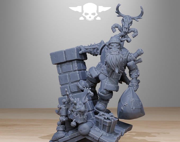 Orkaz Claus 32mm/28mm (stationforge) RPG Set | 3D Print Scifi | Tabletop Game Set | Wargaming Gift | RPG Gifts | Sci-Fi Miniatures