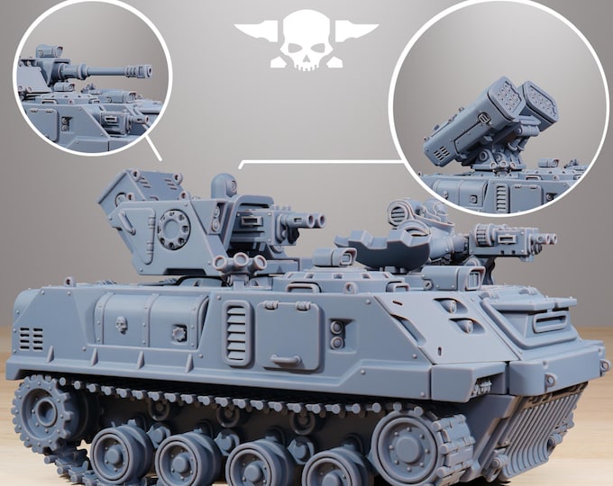 Socratis Predator Tank 32mm/28mm (StationForge) RPG Set | 3D Print Scifi | Tabletop Game Set | Wargaming Gift | RPG Gifts