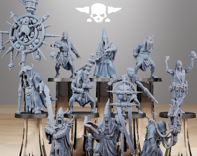 Corrupted Guard Fanatics 32mm/28mm (stationforge) RPG Set | 3D Print Scifi | Tabletop Game Set | Wargaming Gift | RPG Gifts