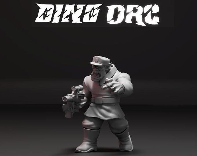 Orc Official 32mm/28mm (DinoWorld) Dinosaur Miniatures | RPG Set | Scifi 3D Print | Wargaming Gift | Tabletop Game Set