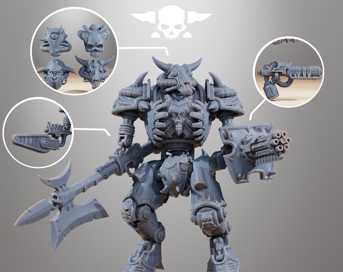 Pythonicus Armageddon 32mm/28mm (StationForge) RPG Set | 3D Print Scifi | Tabletop Game Set | Wargaming Gift | RPG Gifts | Sci-Fi Miniatures