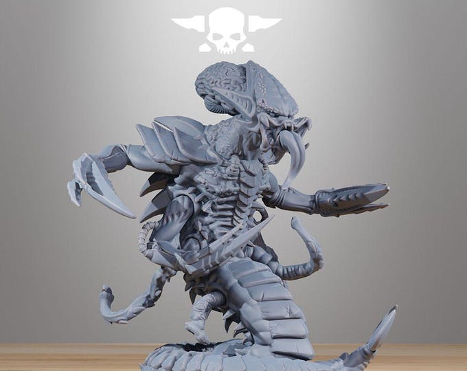 Xenarid Brainiac 32mm/28mm (StationForge) RPG Set | 3D Print Scifi | Tabletop Game Set | Wargaming Gift | RPG Gifts | Sci-Fi Miniatures