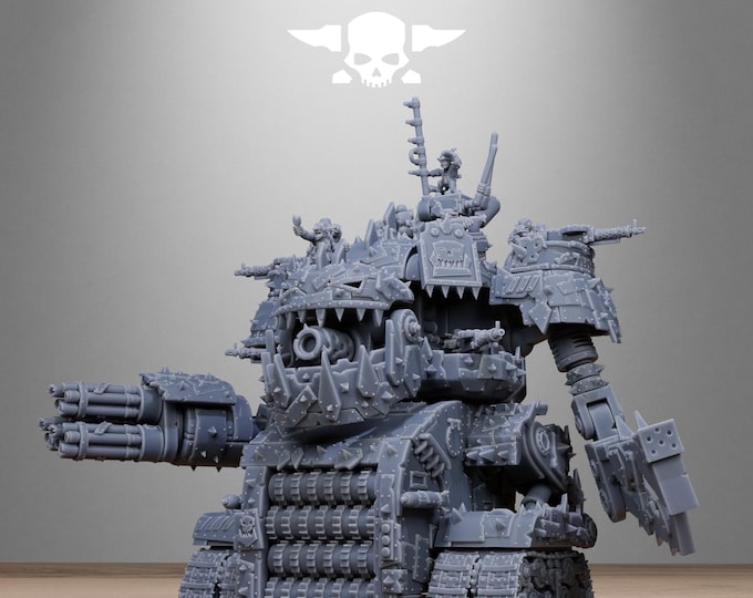 Orkaz GogNauts 32mm/28mm (StationForge) RPG Set | 3D Print Scifi | Tabletop Game Set | Wargaming Gift | RPG Gifts | Sci-Fi Miniatures