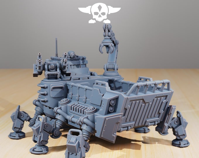 Scavenger Transport Tank 32mm/28mm (StationForge) RPG Set | 3D Print Scifi | Tabletop Game Set | Wargaming Gift | RPG Gifts