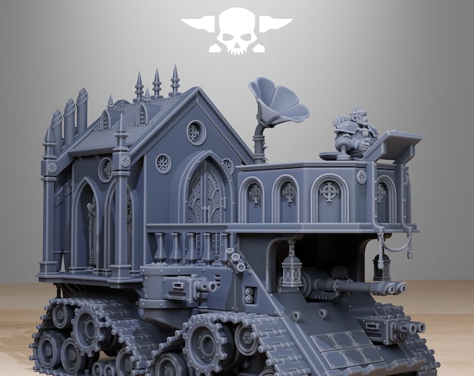 Vodalites Tank 32mm/28mm (StationForge) RPG Set | 3D Print Scifi | Tabletop Game Set | Wargaming Gift | RPG Gifts | Sci-Fi Miniatures