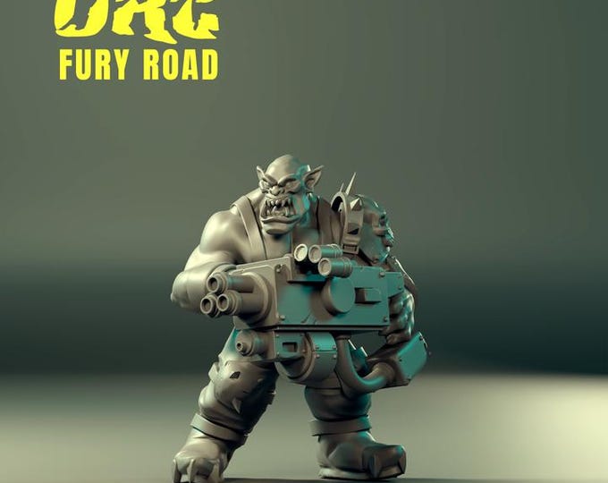 Orc fury Road Infantry 4 32mm/28mm (DinoWorld) Dinosaur Miniatures | RPG Set | Scifi 3D Print | Wargaming Gift | Tabletop Game Set