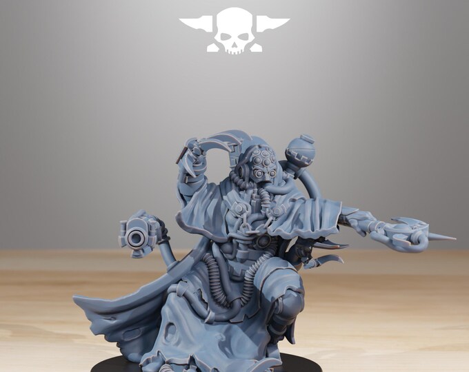 Scavenger The Seer 32mm/28mm (StationForge) RPG Set | 3D Print Scifi | Tabletop Game Set | Wargaming Gift | RPG Gifts | Sci-Fi Miniatures
