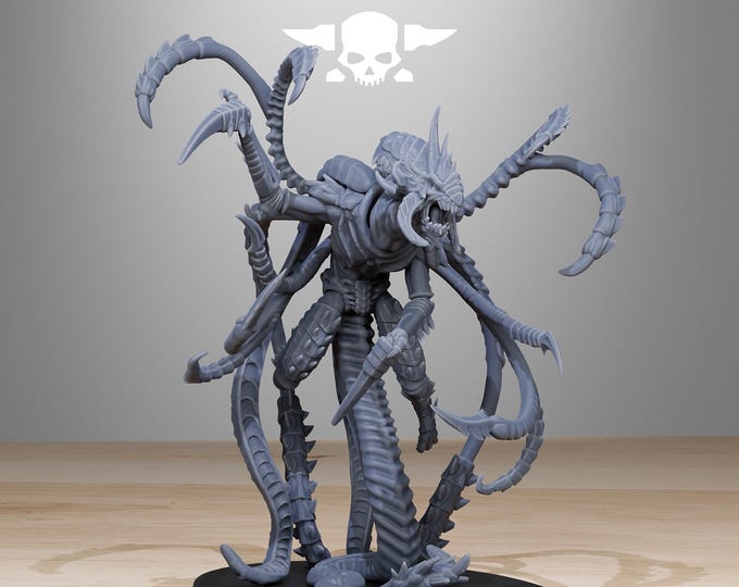 Xenarid Assassin 32mm/28mm (StationForge) RPG Set | 3D Print Scifi | Tabletop Game Set | Wargaming Gift | RPG Gifts | Sci-Fi Miniatures