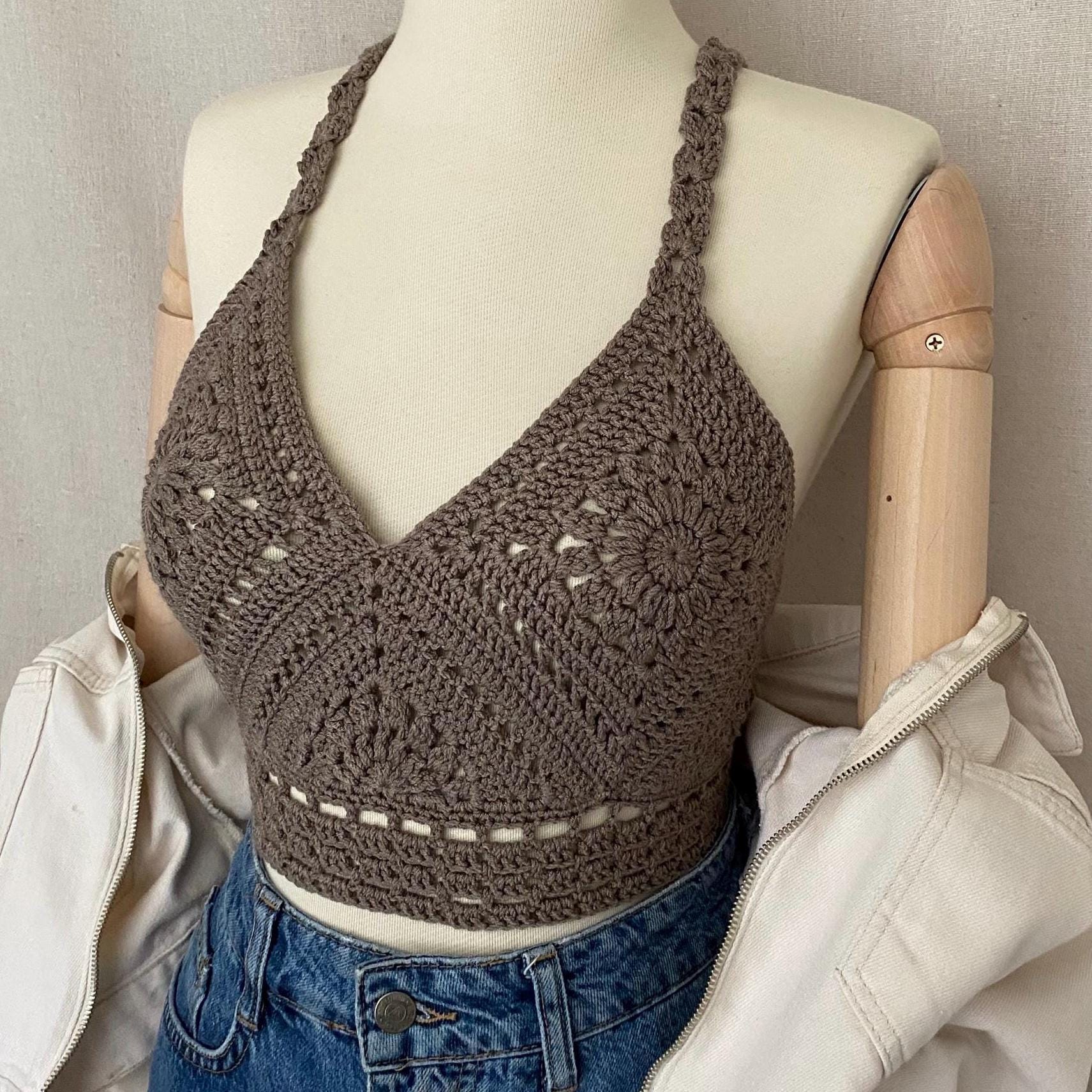 Crochet Knit Bustier PDF Tutorial: Autumn Design, Size XS-XXL - Etsy