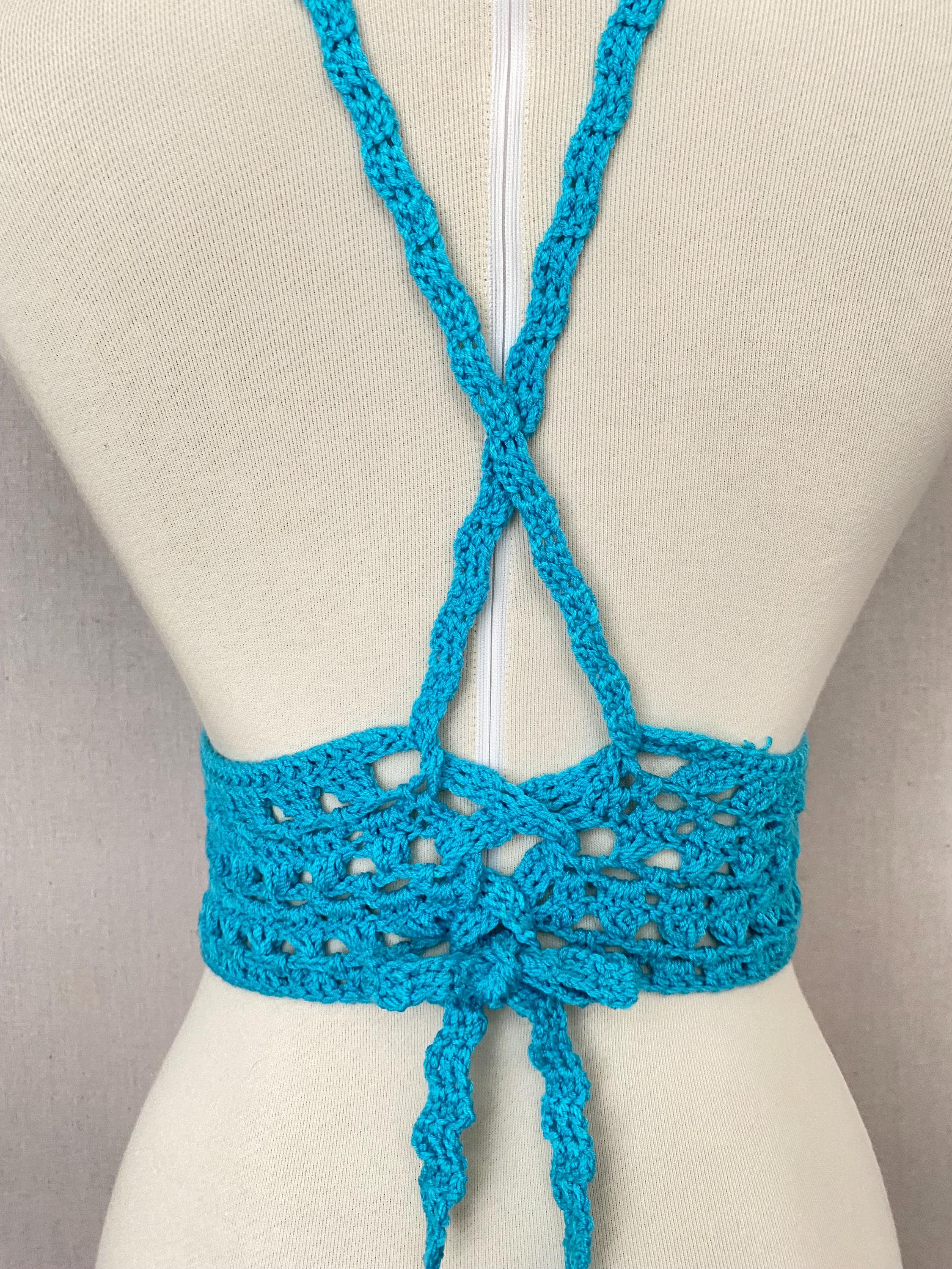 Knit Sea Bustier PDF Tutorial: Step-by-step Guide, Size XS-XXL
