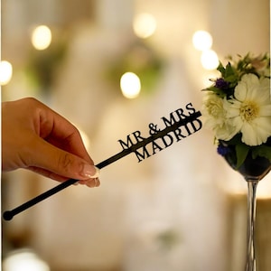 Personalized Name Drink Stirrers, Custom Birthday Party Stirrers, Cocktail & Wedding Drink Stirrers, Wedding Favors, Baby Shower Favors