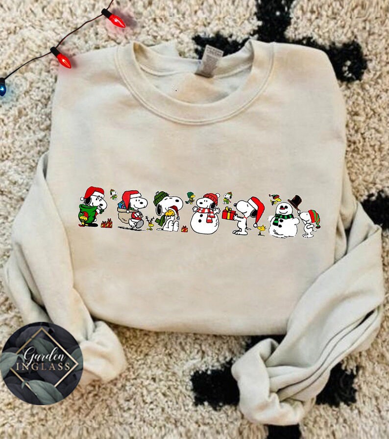 Vintage Disney Snoopy Christmas Shirt 