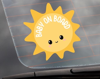 Baby aan boord - autosticker - baby aan boord - bumpersticker