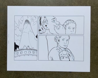 Care Part One, Page 1 (moitié inférieure) - Art original
