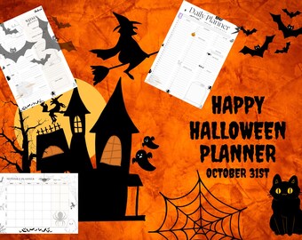 Organización de Halloween simplificada: ¡Planificador festivo imprimible!