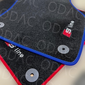 Full Set Luxury Car Mats Velour Floor Mats Carpet For Audi A1 A3 A4 A5 A6 A7 A8 S RS Q2 Q3 Q5 Q7 Q8 Series