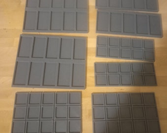 Pack armée de plateaux de mouvement de 20 mm-25 mm pour warhammer old world