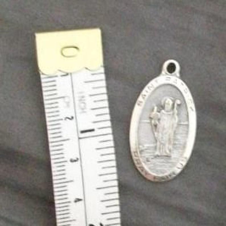silver plated Patrick medallion 30mm 1 St