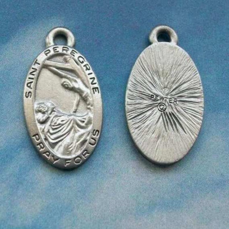 5 St. Peregrine medals patron saint of cancer patients and Etsy