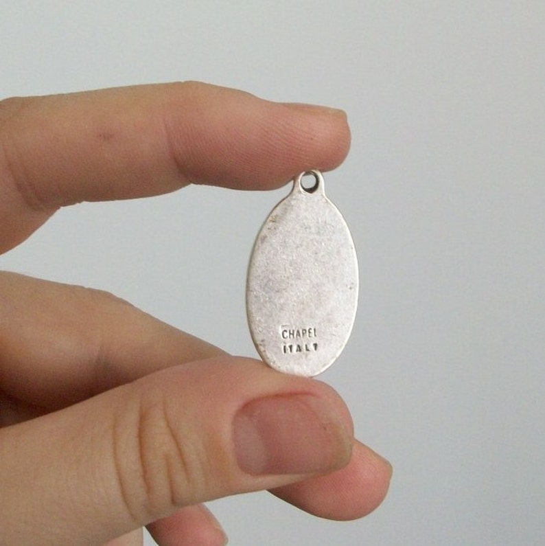 silver plated Patrick medallion 30mm 1 St
