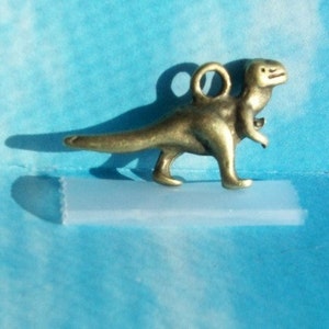 SALE, 10 bronze dinosaur charms, 23mm image 4