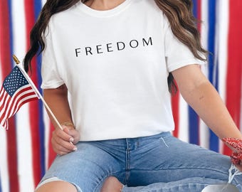 Freedom Shirt | Comfort Colors | Patriotic Sweatshirt | Turning Point Kirk | Republican Activist Gift