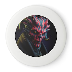 Fantasy Demon Frisbee, Unique Outdoor Fun Toy, Frisbee Disc Game, Cool Disc Golf Gift, Wham-O Toy