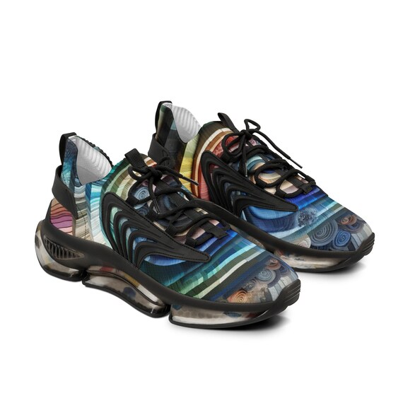 Sneakers in rete colorate, scarpe sportive casual, calzature da