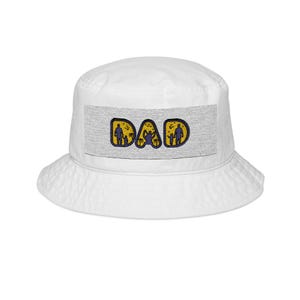 Embroidered Bucket Hat for Fathers Day, Dad Gift, Personalized Fishing Cap, Custom Dad Hat, Embroidery Sun Hat