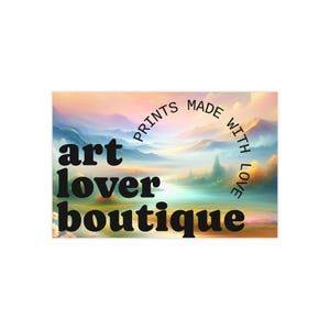 Art Lover Boutique Visitenkarten - 100 Stück, stilvoll & professionelles Design Um diese Karte zu personalisieren, schicke mir eine Textnachricht über den Etsy Chat