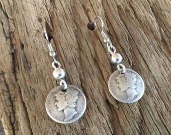 Made From Your Coins/Jewelry From Your Coins/Handmade Coin Earrings With My Coins/Design My Own Earrings