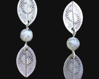 Stunning  Wing Post Earrings.Christmas Gift for Her. Wind Beneath My Wings Earrings. Silver Scrap Earring.